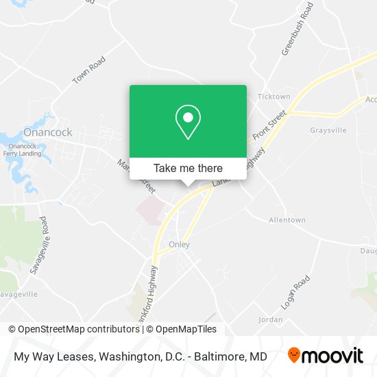 My Way Leases map