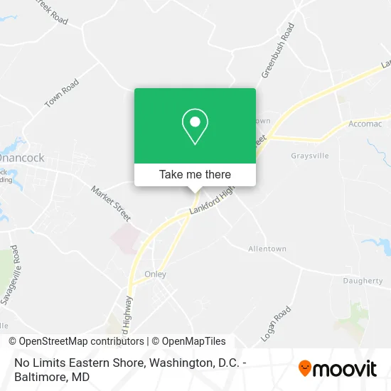 No Limits Eastern Shore map