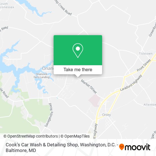 Cook's Car Wash & Detailing Shop map