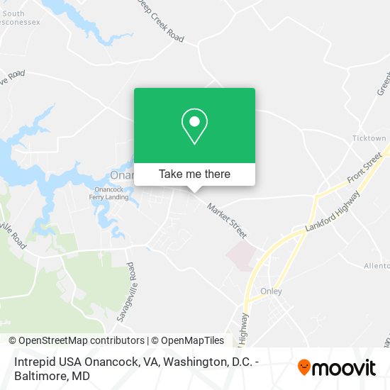 Intrepid USA Onancock, VA map