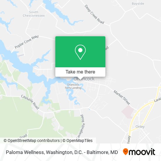 Paloma Wellness map