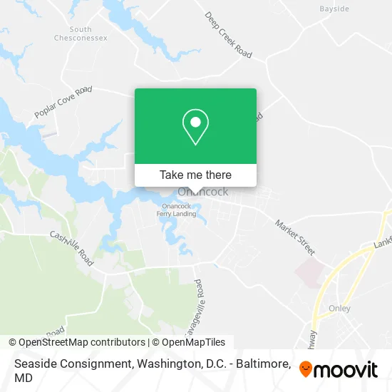 Seaside Consignment map