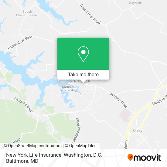 New York Life Insurance map