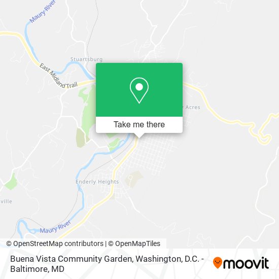 Mapa de Buena Vista Community Garden