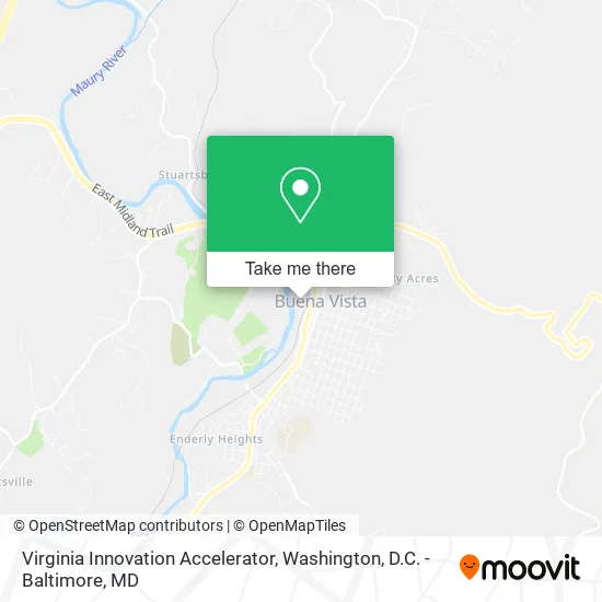 Virginia Innovation Accelerator map