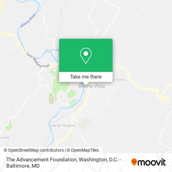 The Advancement Foundation map