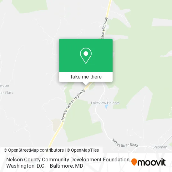 Nelson County Community Development Foundation map