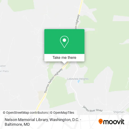 Nelson Memorial Library map