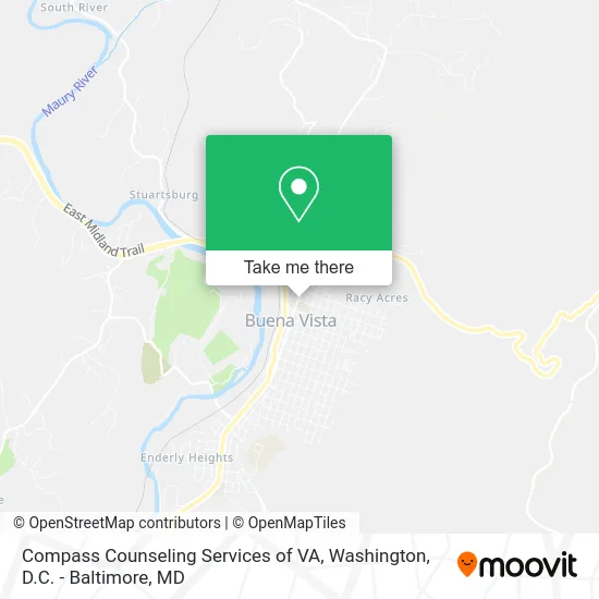 Compass Counseling Services of VA map
