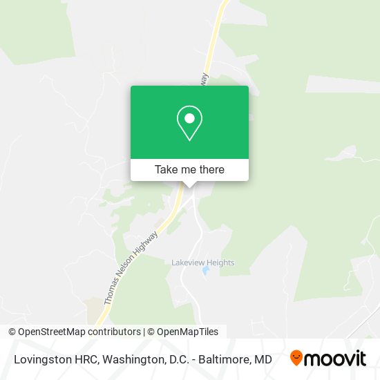 Lovingston HRC map