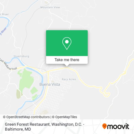 Mapa de Green Forest Restaurant
