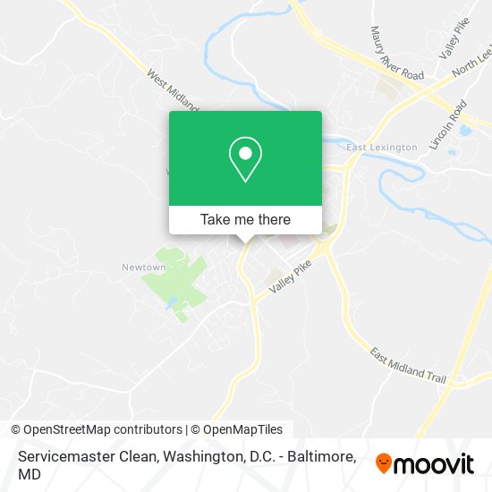 Mapa de Servicemaster Clean