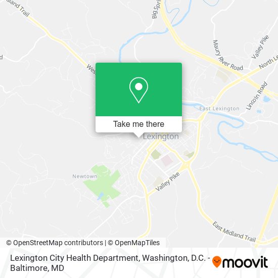 Mapa de Lexington City Health Department
