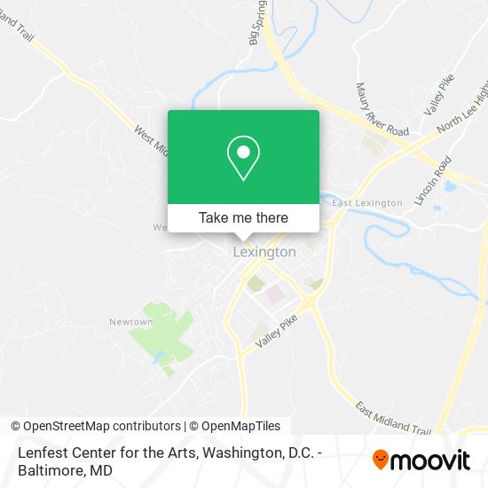 Lenfest Center for the Arts map