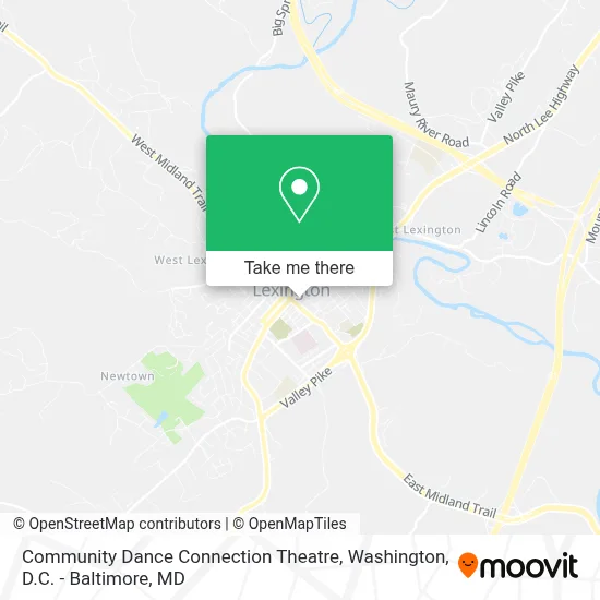 Community Dance Connection Theatre map