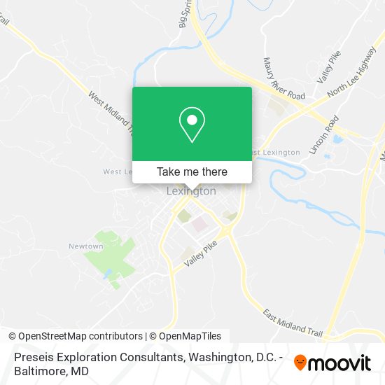 Mapa de Preseis Exploration Consultants