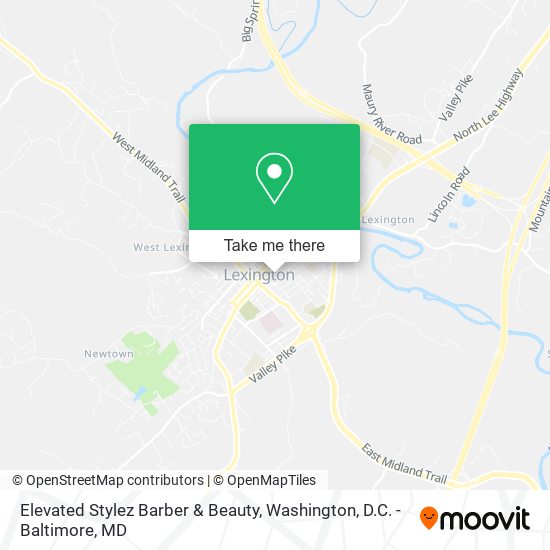 Mapa de Elevated Stylez Barber & Beauty