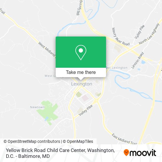 Yellow Brick Road Child Care Center map
