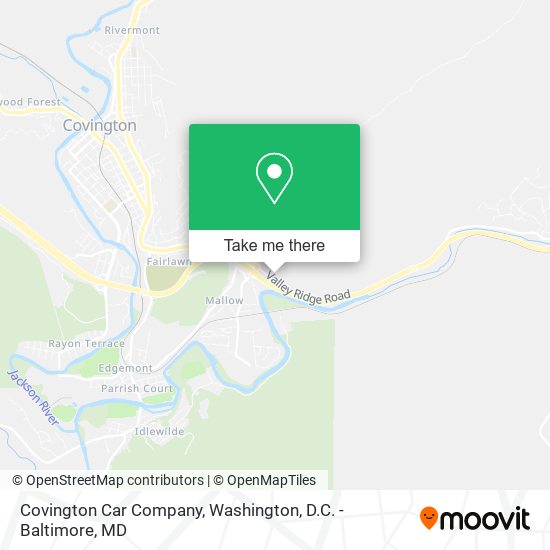 Mapa de Covington Car Company