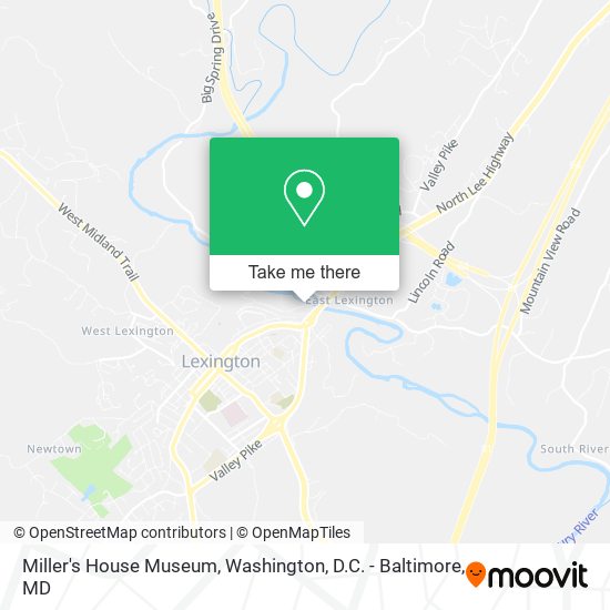 Mapa de Miller's House Museum