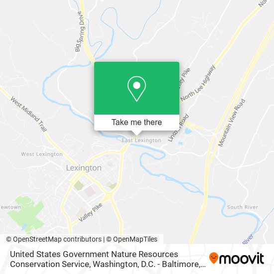 United States Government Nature Resources Conservation Service map