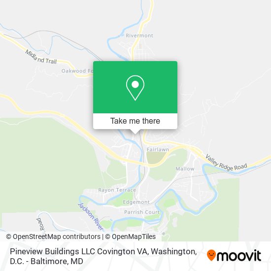 Pineview Buildings LLC Covington VA map