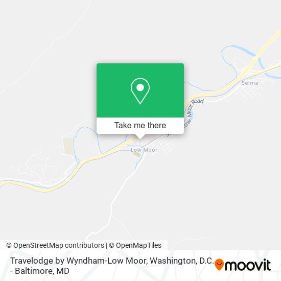 Mapa de Travelodge by Wyndham-Low Moor