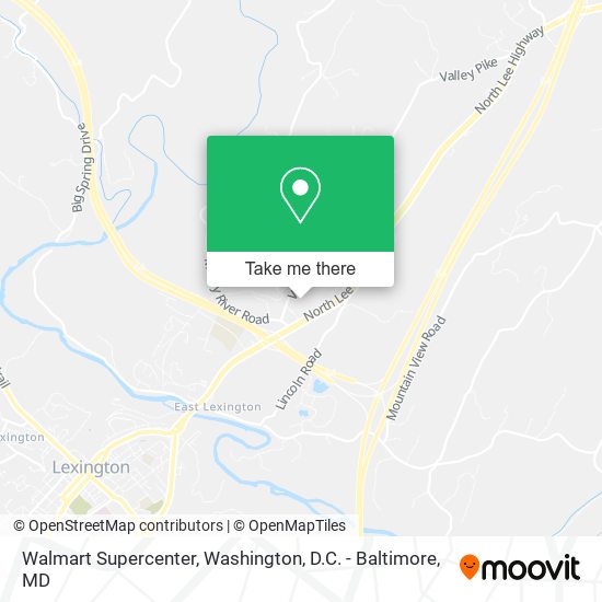 Walmart Supercenter map