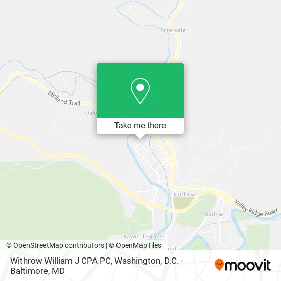 Withrow William J CPA PC map