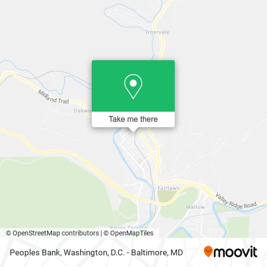 Peoples Bank map