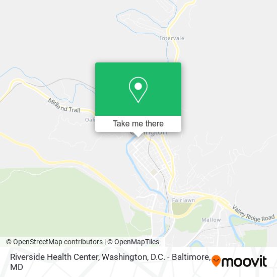 Riverside Health Center map