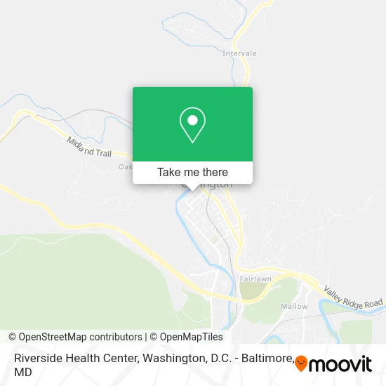 Riverside Health Center map