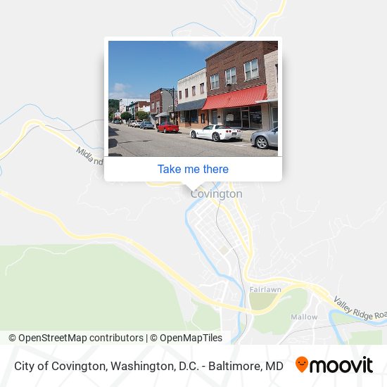 Mapa de City of Covington