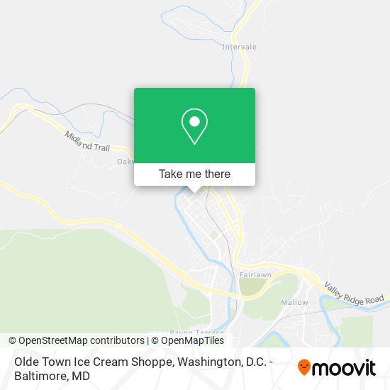 Olde Town Ice Cream Shoppe map