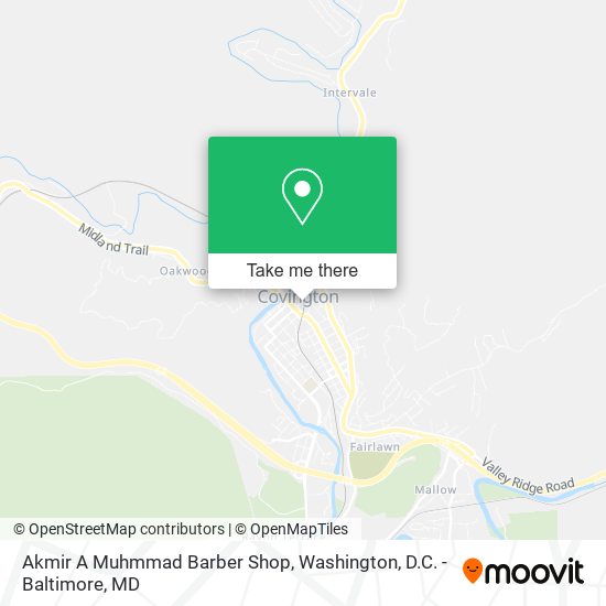 Mapa de Akmir A Muhmmad Barber Shop