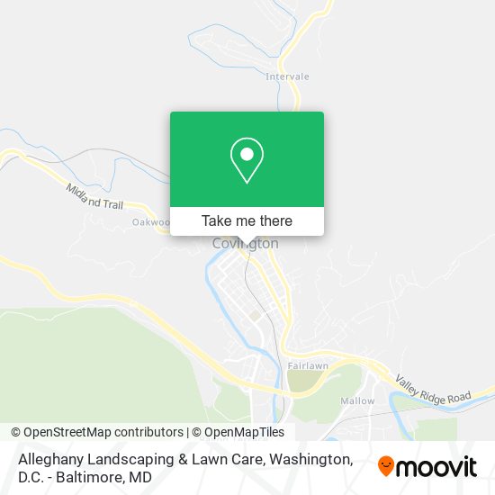 Alleghany Landscaping & Lawn Care map