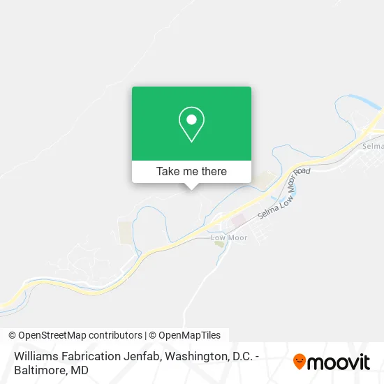 Mapa de Williams Fabrication Jenfab