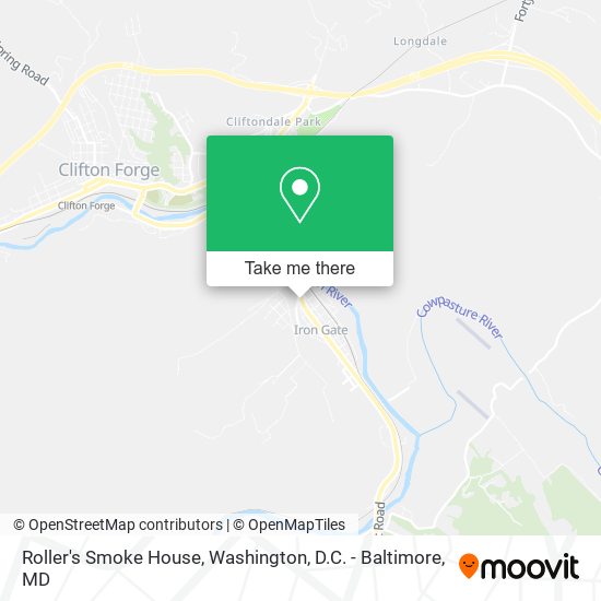 Roller's Smoke House map