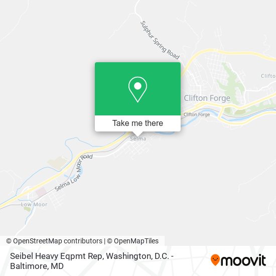 Seibel Heavy Eqpmt Rep map