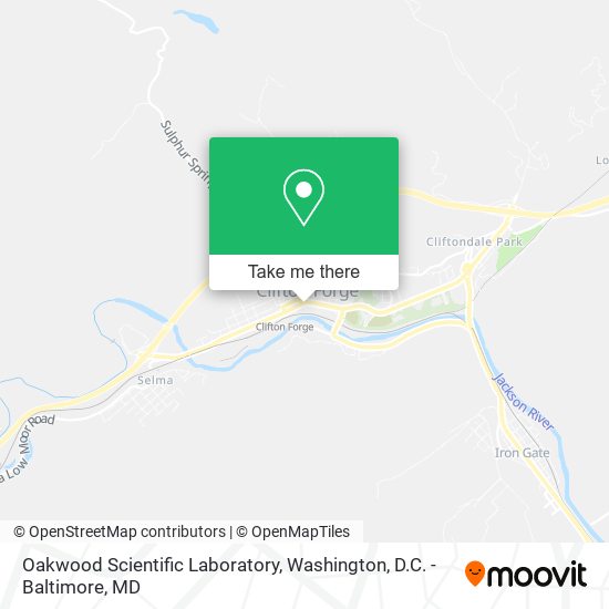 Oakwood Scientific Laboratory map