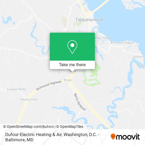 Dufour Electric Heating & Air map