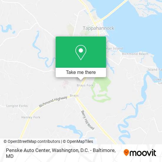 Penske Auto Center map