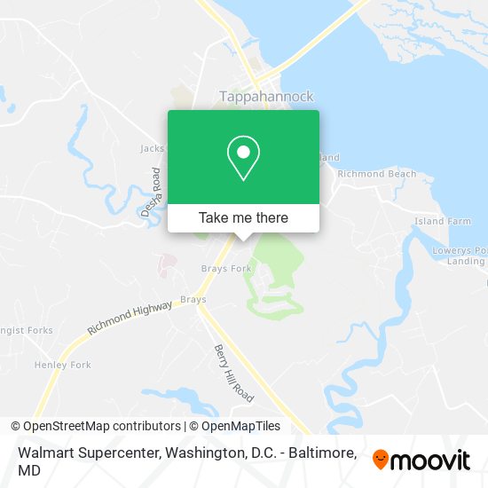Mapa de Walmart Supercenter