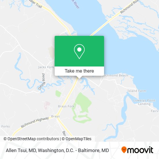 Mapa de Allen Tsui, MD