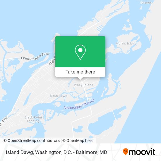 Island Dawg map