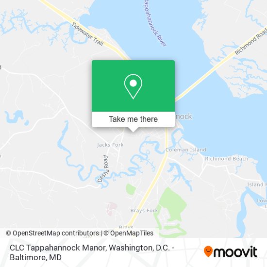 CLC Tappahannock Manor map