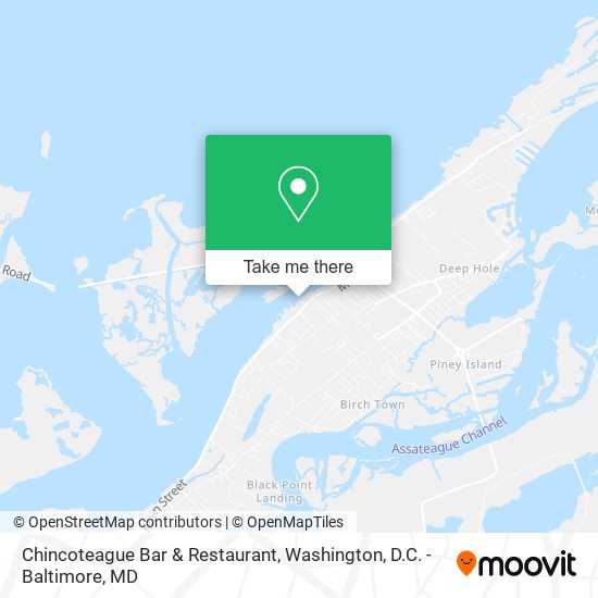 Chincoteague Bar & Restaurant map