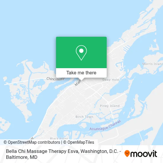 Bella Chi Massage Therapy Esva map