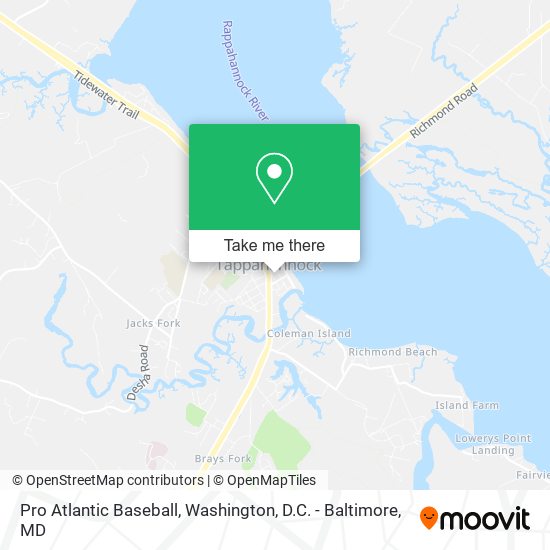 Mapa de Pro Atlantic Baseball