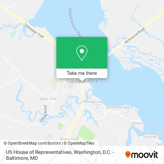 Mapa de US House of Representatives